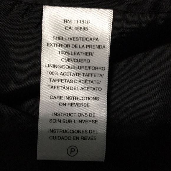 Michael Kors Leather Jacket - Picture 7 of 8